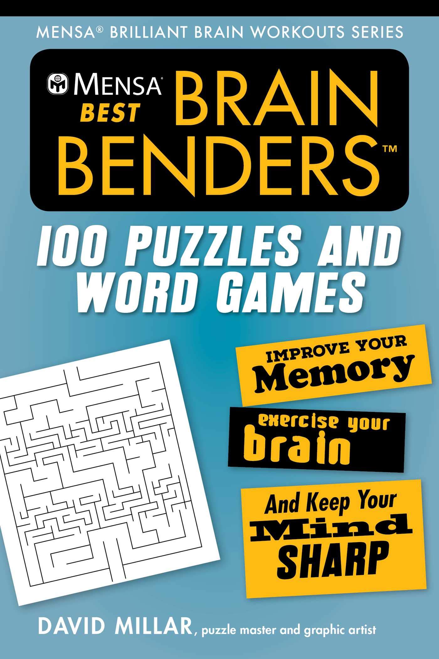 Cover of Mensa Best Brain Benders by David Millar