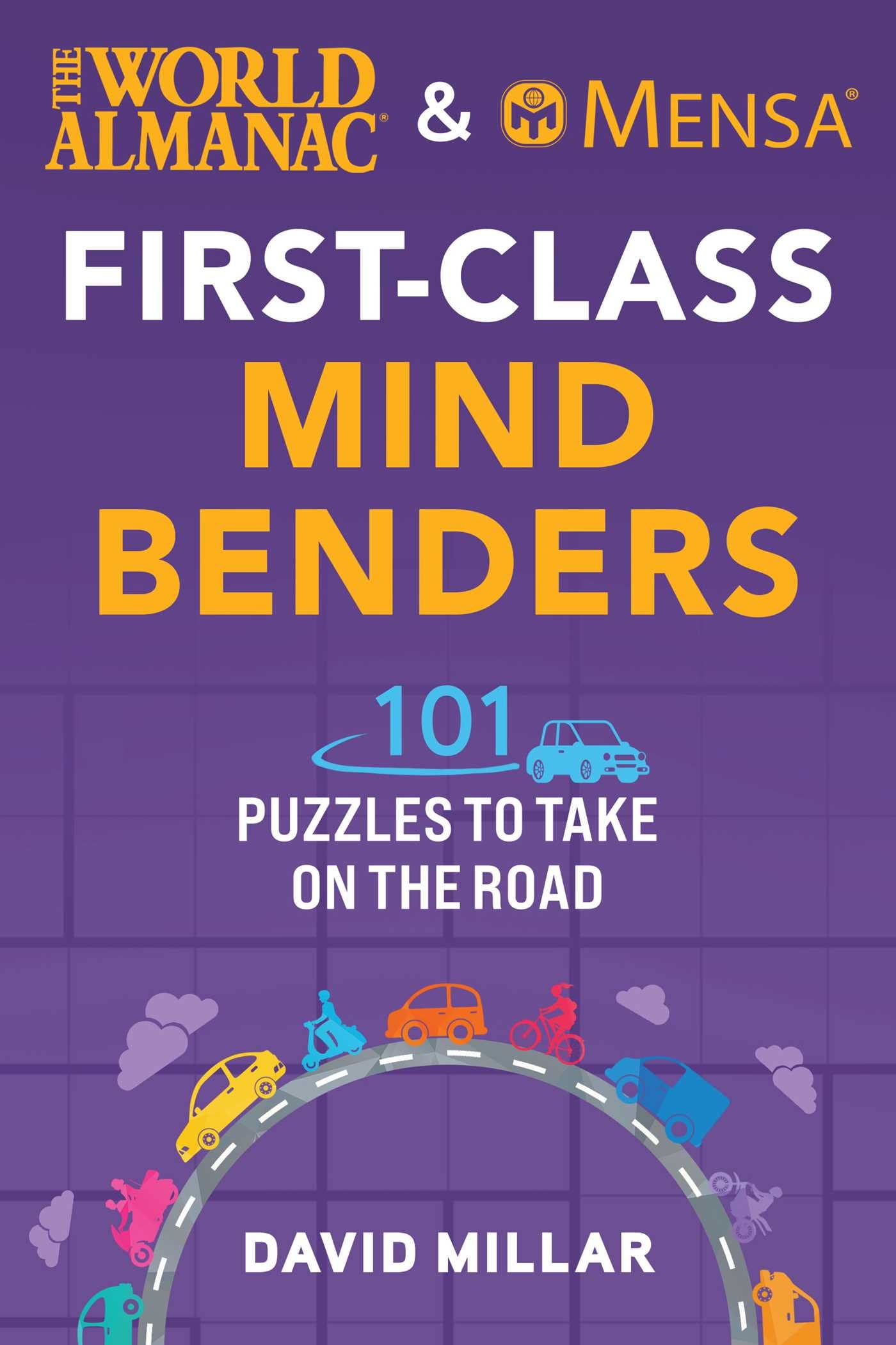 Cover of The World Almanac & Mensa First-Class Mind Benders by David Millar